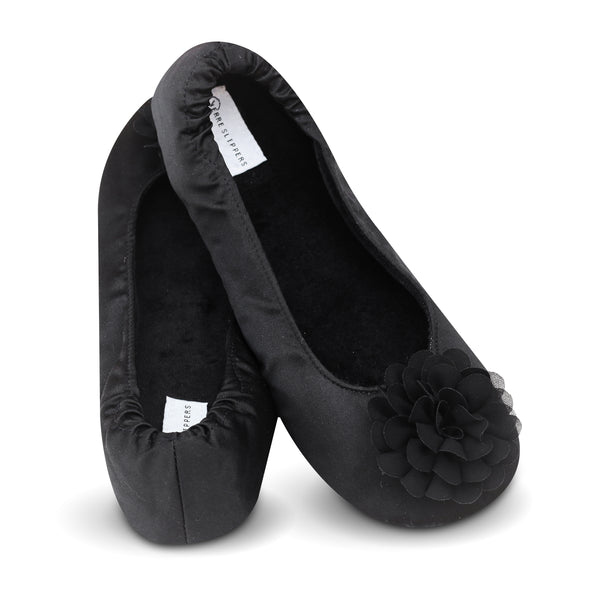 Satin Ballerina Slippers
